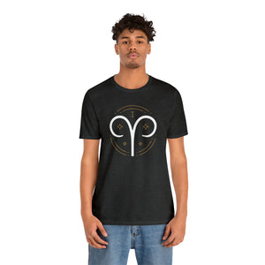 Aries Unisex Jersey Short Sleeve Tee, Zodiac, Astrology, Sign