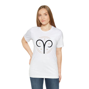 Aries Unisex Jersey Short Sleeve Tee, Zodiac, Astrology, Sign