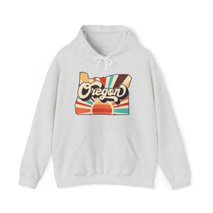 Retro Oregon Unisex Heavy Blend™ Hooded Sweatshirt