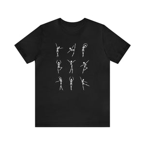 Ballet Skeleton T-shirt, Happy Halloween, Halloween T-shirt, Dancing Skeleton