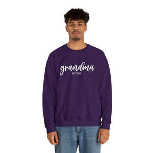 Grandma Est. 2023 Unisex Heavy Blend™ Crewneck Sweatshirt