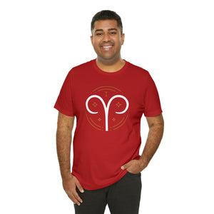 Aries Unisex Jersey Short Sleeve Tee, Zodiac, Astrology, Sign