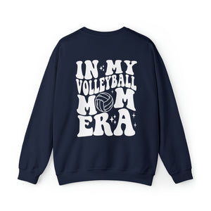 In My Volleyball Mom Era Unisex Heavy Blend™ Crewneck Sweatshirt