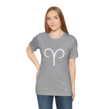 Load image into Gallery viewer, Aries Unisex Jersey Short Sleeve Tee, Zodiac, Astrology, Sign