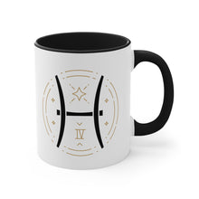 Load image into Gallery viewer, Pisces Accent Coffee Mug, 11oz Zodiac Astrology Sign