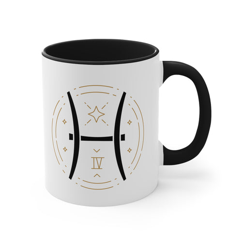 Pisces Accent Coffee Mug, 11oz Zodiac Astrology Sign