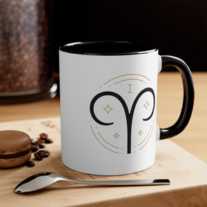 Aries Coffee Mug, 11oz Zodiac Astrology Sign