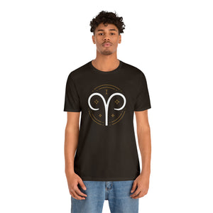 Aries Unisex Jersey Short Sleeve Tee, Zodiac, Astrology, Sign