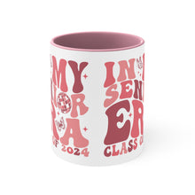 Load image into Gallery viewer, In My Senior Era Class of 2024 Accent Coffee Mug, 11oz