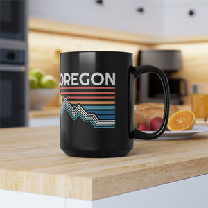 Oregon Black Coffee Mug, 15oz