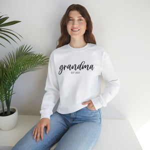 Grandma Est. 2023 Unisex Heavy Blend™ Crewneck Sweatshirt