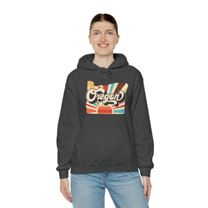 Retro Oregon Unisex Heavy Blend™ Hooded Sweatshirt