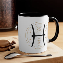 Load image into Gallery viewer, Pisces Accent Coffee Mug, 11oz Zodiac Astrology Sign