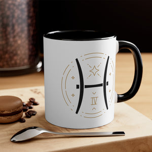 Pisces Accent Coffee Mug, 11oz Zodiac Astrology Sign