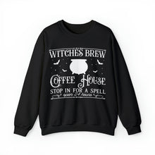 Load image into Gallery viewer, Witches Brew Coffe House Sweatshirt, Witches Brew, Happy Halloween, Trick or Treat