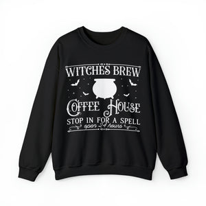 Witches Brew Coffe House Sweatshirt, Witches Brew, Happy Halloween, Trick or Treat