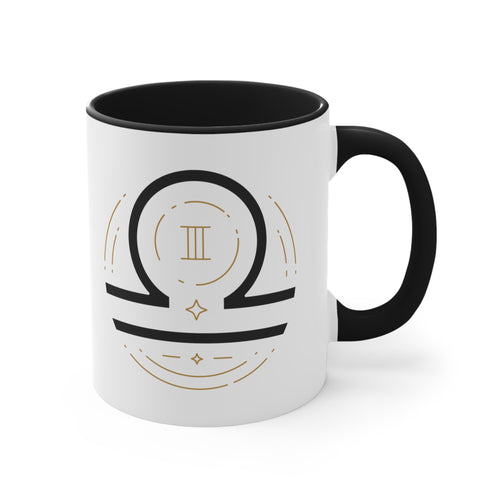 Libra Accent Coffee Mug, 11oz Zodiac Astrology Sign