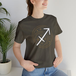 Sagittarius Unisex Jersey Short Sleeve Tee Zodiac, Astrology, Sign