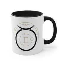 Load image into Gallery viewer, Taurus Accent Coffee Mug, 11oz Zodiac Astrology Sign