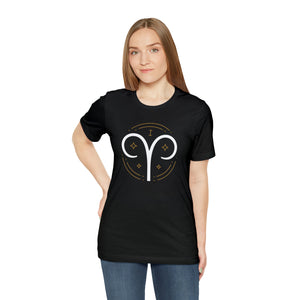 Aries Unisex Jersey Short Sleeve Tee, Zodiac, Astrology, Sign