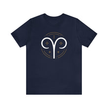 Load image into Gallery viewer, Aries Unisex Jersey Short Sleeve Tee, Zodiac, Astrology, Sign