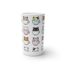 Load image into Gallery viewer, Coffee Cats Conical Coffee Mugs (3oz, 8oz, 12oz)