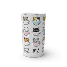 Load image into Gallery viewer, Coffee Cats Conical Coffee Mugs (3oz, 8oz, 12oz)