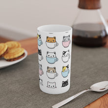 Load image into Gallery viewer, Coffee Cats Conical Coffee Mugs (3oz, 8oz, 12oz)