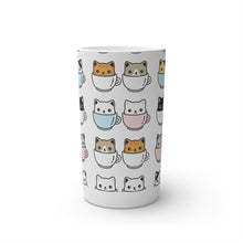 Load image into Gallery viewer, Coffee Cats Conical Coffee Mugs (3oz, 8oz, 12oz)