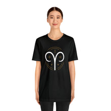 Load image into Gallery viewer, Aries Unisex Jersey Short Sleeve Tee, Zodiac, Astrology, Sign