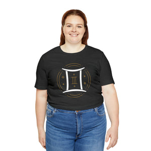 Gemini Unisex Jersey Short Sleeve Tee Zodiac, Astrology, Sign