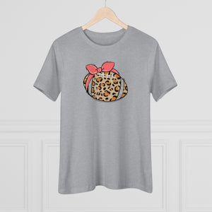 Leopard Football Women's Premium Tee