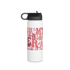 In my Senior Era Class of 2024 Stainless Steel Water Bottle, Standard Lid