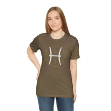 Load image into Gallery viewer, Pisces Unisex Jersey Short Sleeve Tee, Zodiac, Astrology, Sign