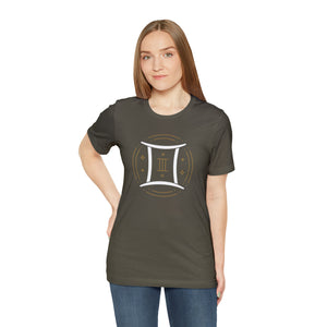 Gemini Unisex Jersey Short Sleeve Tee Zodiac, Astrology, Sign