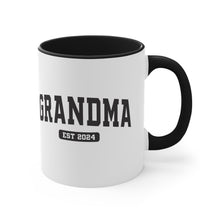 Load image into Gallery viewer, Grandma Est 2024 Accent Coffee Mug, 11oz