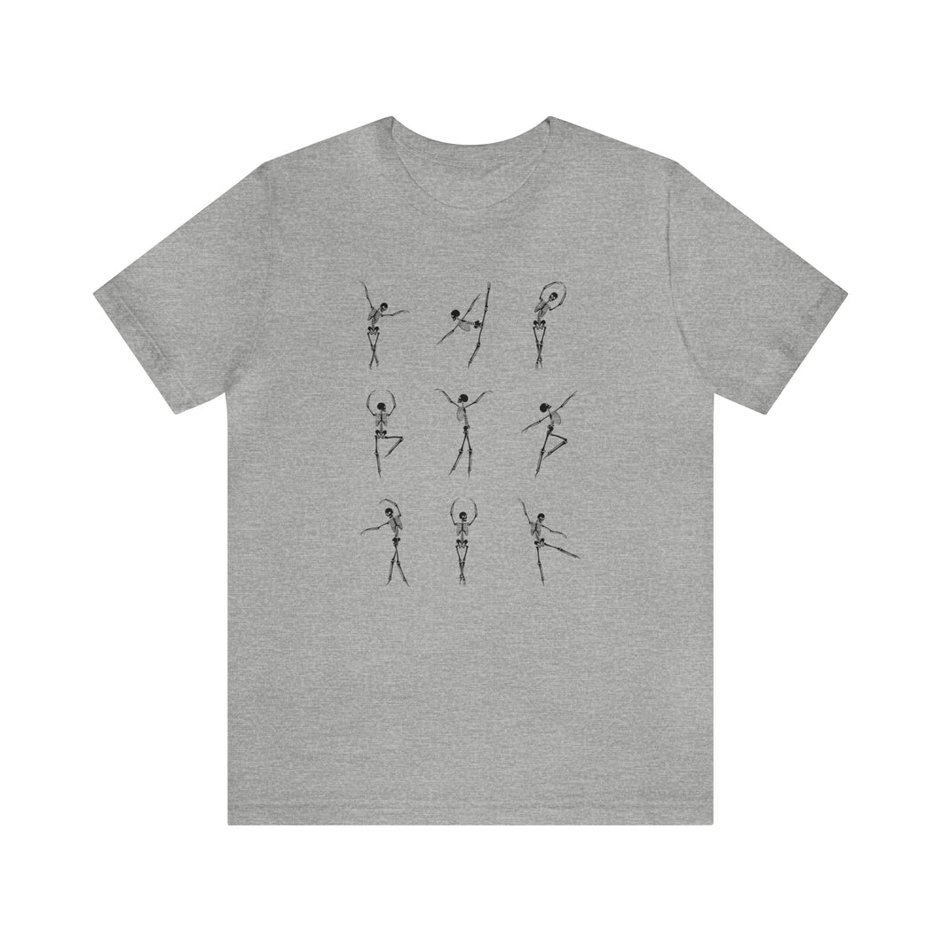 Ballet Skeleton T-shirt, Happy Halloween, Halloween T-shirt, Dancing Skeleton