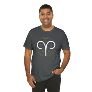 Aries Unisex Jersey Short Sleeve Tee, Zodiac, Astrology, Sign