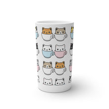 Load image into Gallery viewer, Coffee Cats Conical Coffee Mugs (3oz, 8oz, 12oz)