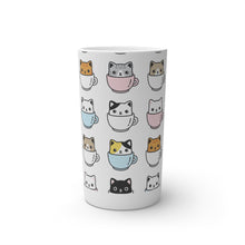 Load image into Gallery viewer, Coffee Cats Conical Coffee Mugs (3oz, 8oz, 12oz)