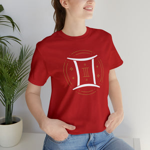 Gemini Unisex Jersey Short Sleeve Tee Zodiac, Astrology, Sign