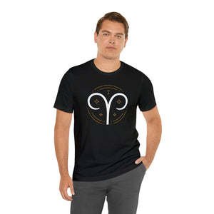 Aries Unisex Jersey Short Sleeve Tee, Zodiac, Astrology, Sign