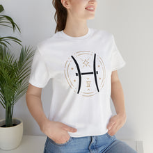 Load image into Gallery viewer, Pisces Unisex Jersey Short Sleeve Tee, Zodiac, Astrology, Sign