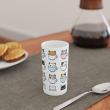 Load image into Gallery viewer, Coffee Cats Conical Coffee Mugs (3oz, 8oz, 12oz)