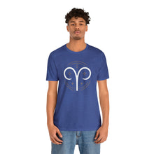 Load image into Gallery viewer, Aries Unisex Jersey Short Sleeve Tee, Zodiac, Astrology, Sign