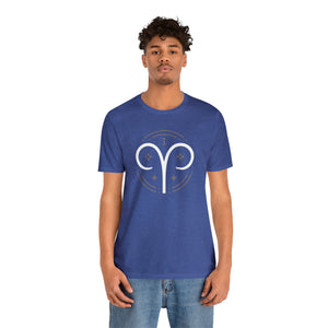 Aries Unisex Jersey Short Sleeve Tee, Zodiac, Astrology, Sign