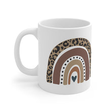 Load image into Gallery viewer, Leopard Rainbow Ceramic Mug 11oz