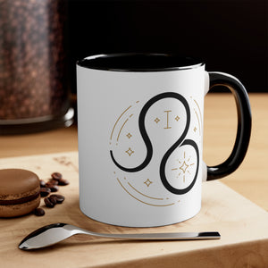 Leo Accent Coffee Mug, 11oz Zodiac Astrology Sign