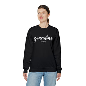 Grandma Est. 2023 Unisex Heavy Blend™ Crewneck Sweatshirt