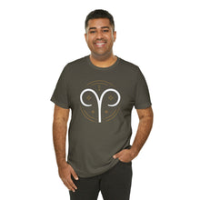 Load image into Gallery viewer, Aries Unisex Jersey Short Sleeve Tee, Zodiac, Astrology, Sign